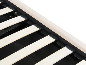 Jednolôžková posteľ 90 cm Annesile (béžová) (s roštom) (s úl. priestorom). Vlastná spoľahlivá doprava až k Vám domov. 1077530
