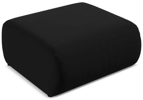 Čierna zamatová podnožka Ekahi – Makamii