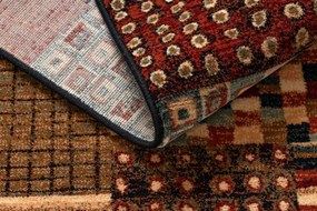 Koberec KASHQAI 4353 990 Patchwork terakota / béžový