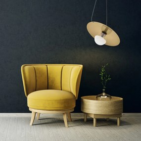 Toolight Toolight, stropné svietidlo 1xG9 APP1417-CP, zlatá-čierna, OSW-02464