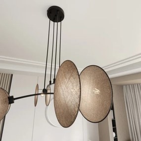 Luster na lanku MOTIF 4xE14/10W/230V béžová