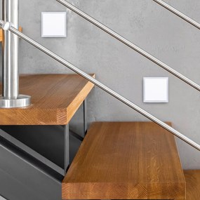 Schodiskové LED svietidlo Evo, 1x LED 0,6w, 4000k, w