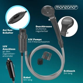 Kempingová sprcha 12V