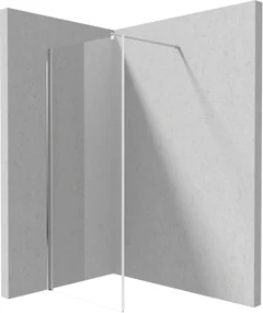 Deante Kerria Plus, Walk-in sprchová zástena 90cm, výška 200cm, 6mm číre sklo s ActiveCover, chrómový profil, KTS_039P