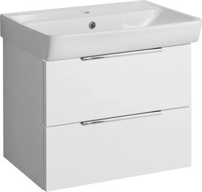 Bruckner Bruckner, NEON skrinka s keramickým umývadlom 60x41,5 cm, biela, 501.113.0