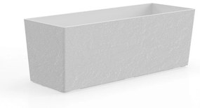 Gardenico Truhlík Florence Stone biela, 50 cm, 50 cm