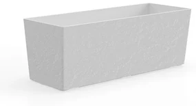 Gardenico Truhlík Florence Stone biela, 50 cm, 50 cm