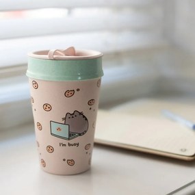 Koziol Termo hrnček PUSHEEN 400 ml, ružová