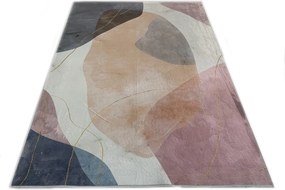 TA Koberec C-004 FLANNEL PRINTED Viacfarebný Obdĺžnikový Rozmer: 120x170 cm