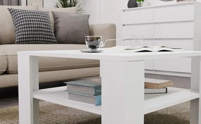 Konferenční stolek Square 68 cm bílý