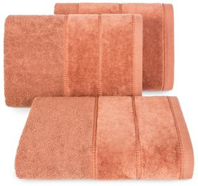 BAVLNENÝ UTERÁK MARI9 70X140 CM TEHLOVÁ