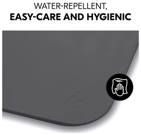 Hauck Silikónová prebaľovacia podložka Change N Clean, antracit
