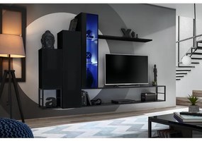 Obývacia stena Switch Met VIII čierny