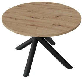 Okrúhly jedálenský stôl 110 cm Ossla (dub artisan). Vlastná spoľahlivá doprava až k Vám domov. 1116740