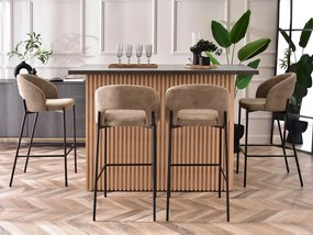 Stolička Gustav (béžová + čierna). Akcia -23%. Vlastná spoľahlivá doprava až k Vám domov. 1110694