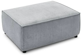 Svetlosivý menčestrový taburet Nihad – Bobochic Paris