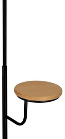 Stojacia lampa VANITY 1xG9/40W/230V čierna