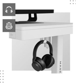 Elektricky nastaviteľný PC stolík Legend 8.2 (biela). Akcia -20%. Vlastná spoľahlivá doprava až k Vám domov. 1087592