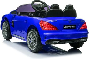 LEAN CARS Autobatérie Mercedes SL65 S Modrý lakovaný LCD displej