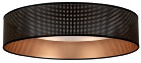 Duolla - LED Stropné svietidlo ROLLER LED/24W/230V pr. 45 cm čierna/medená