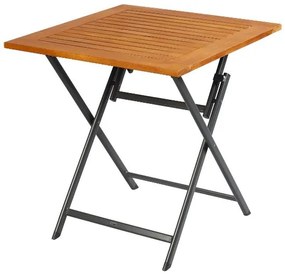 Livarno home Skladací záhradný stôl Valencia + Skladacie kreslo Valencia, 2 kusy  (800008284)