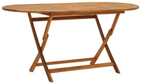 Záhradný stôl 160x85x75 cm, akáciový masív 41816