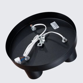 Sollux SL.1466 - Bodové svietidlo LAGOS 3xGU10/10W/230V čierna