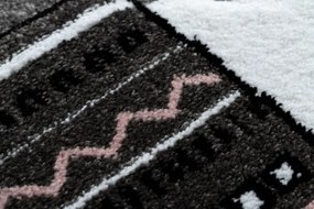 Koberec KRUH PETIT LAMA sivý