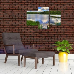 Obraz - Malebná dedina (90x60 cm)