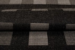 Koberec Floorlux 20203 strieborný / čierny