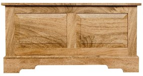 Truhlica Guru 90x45x45 z mangového dreva Mango natural