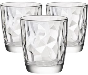 Bormioli Rocco 3-dielna sada pohárov Diamond, 300 ml, 300 ml