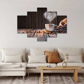 Obraz - Čas na kávu (150x105 cm)