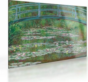 Sklenený obraz - Claude Monet, The Japanese Footbridge, reprodukcia (70x50 cm)