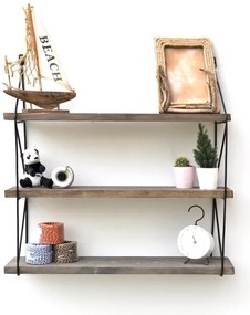 Nástenná polica 60x55 cm smrek