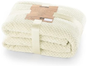 DecoKing Deka z mikrovlákna HENRY 150x200 cm Barva: CREAM/krémová