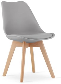Dekorstudio Dizajnová stolička ENZO 007 sivá Počet stoličiek: 1ks