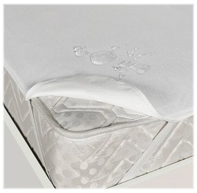 Priedušný a nepriepustný chránič matraca Softcel ® na jednolôžko - 90 x 200 cm - shora 100% bavlna + PU záter zdola