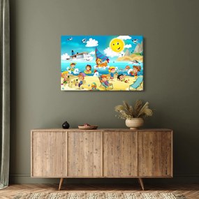 Obraz - Deň na pláži (90x60 cm)