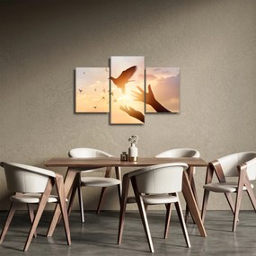 Obraz - Holubica, leť! (90x60 cm)