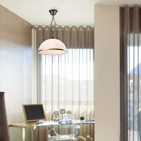 Luster na tyči RETRO 1xE27/60W/230V čierna patiny