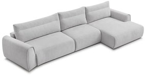 Svetlosivá rohová pohovka Aden – Bobochic Paris