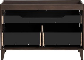 Skříňka pod umyvadlo Dorothy s deskou 120 cm dub ristretto