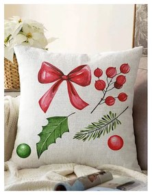 Obliečka na vankúš s vianočným motívom 43x43 cm – Mila Home