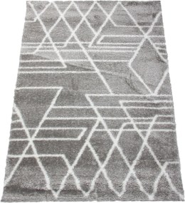 Koberec Boho 610 D.GREY/CREAM rozmery koberec: 80x150 cm
