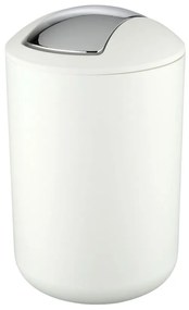 Biely odpadkový kôš Wenko Brasil, 6,5 l