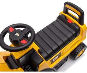 Odrážadlo nakladač CAT 2xAA žltá/čierna