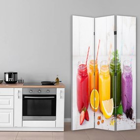 Gario Paraván Kolekcia ovocia Rozmery: 145 x 170 cm, Prevedenie: Otočný paraván 360°