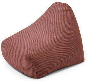 Menčestrový detský sedací vak v tehlovej farbe Snug 80 – SLOWDOWN