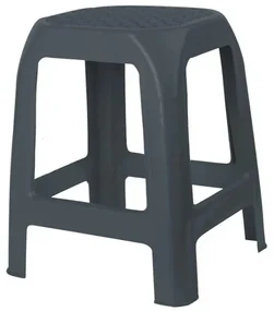 Plastová stolička DESIGN antracit, 41 x 35 x 46 cm